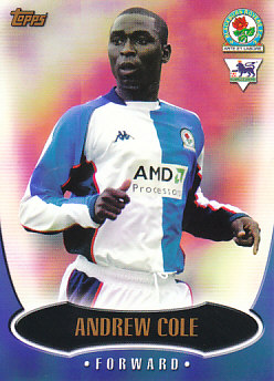 Andy Cole Blackburn Rovers 2003 Topps Premier Gold #BR4